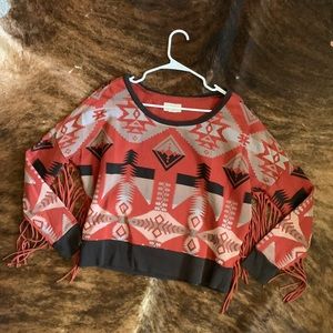 Ralph Lauren Denim & Supply Southwest Fringe Top